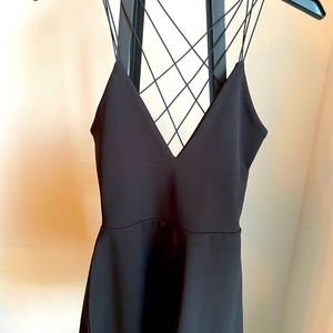 Misguided black romper size 2